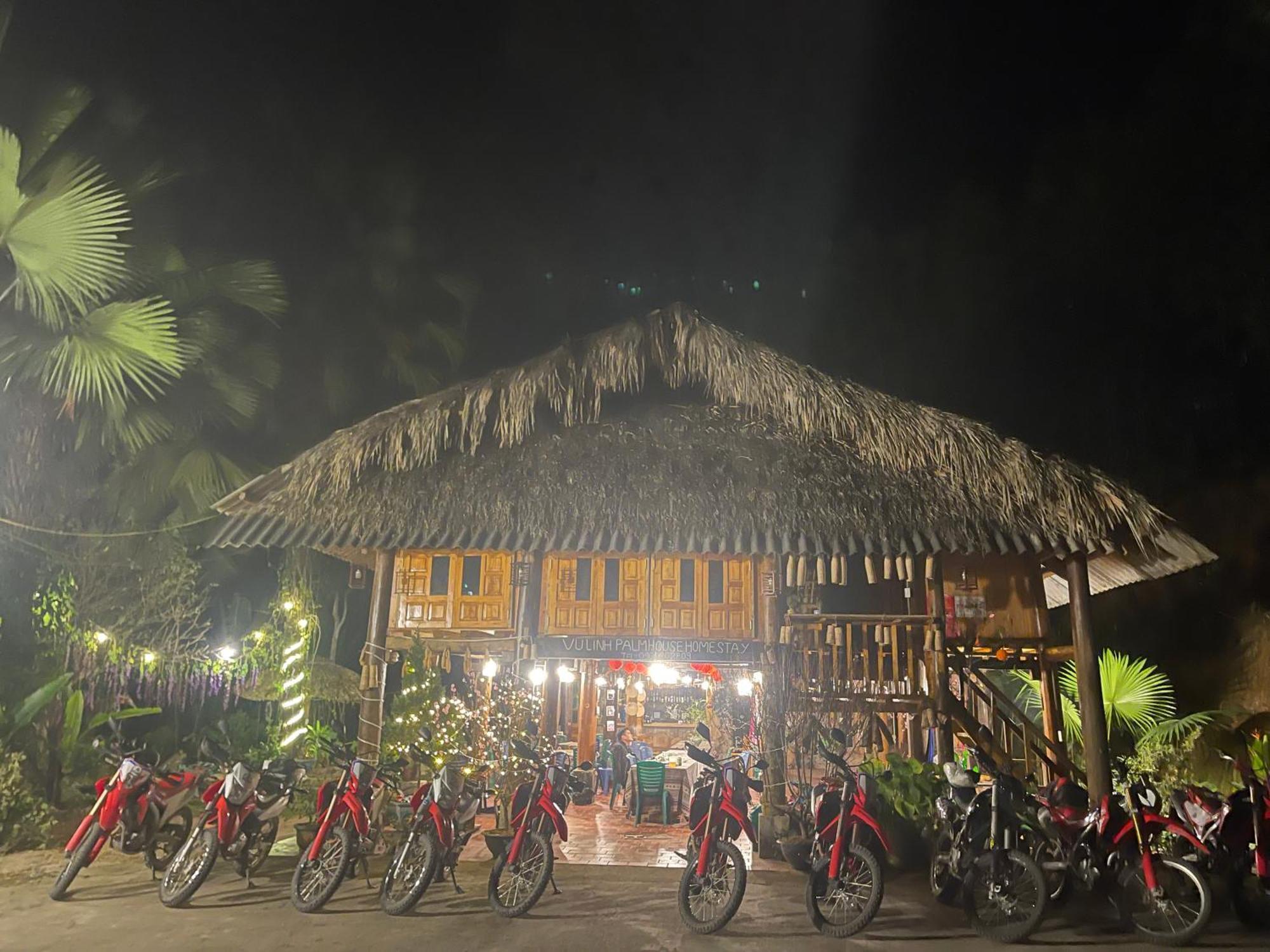 Vu Linh Palm House Homestay - Bungalow Yen Bai Exterior foto